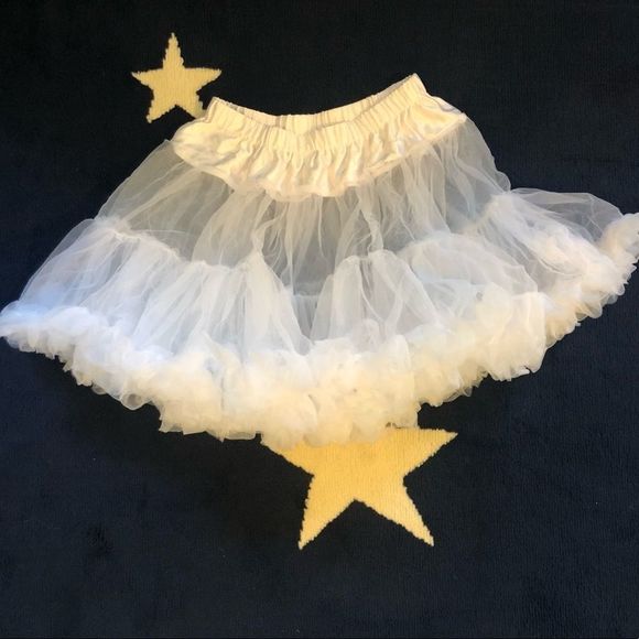 💗 White Tulle Tutu Skirt Size S/M - Picture 5 of 8